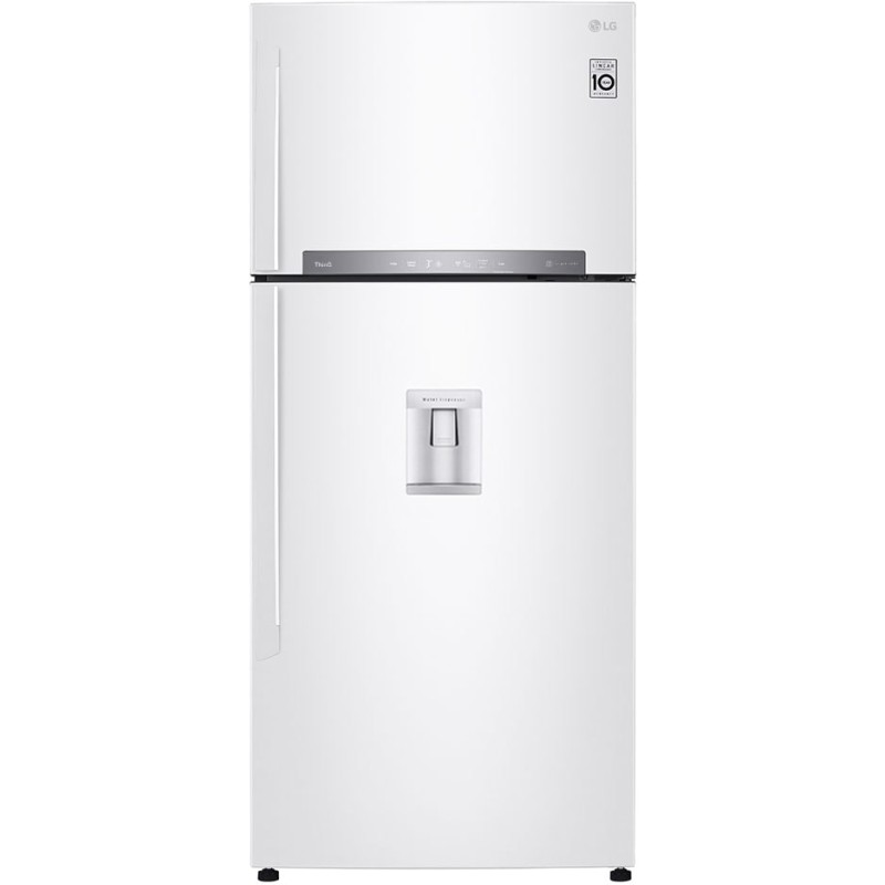 refrigerator-freezer-lg-gn-f782hqhl-white یخچال فریزر بالا پایین ال جی مدل 782 رنگ سفید - تصویر 1